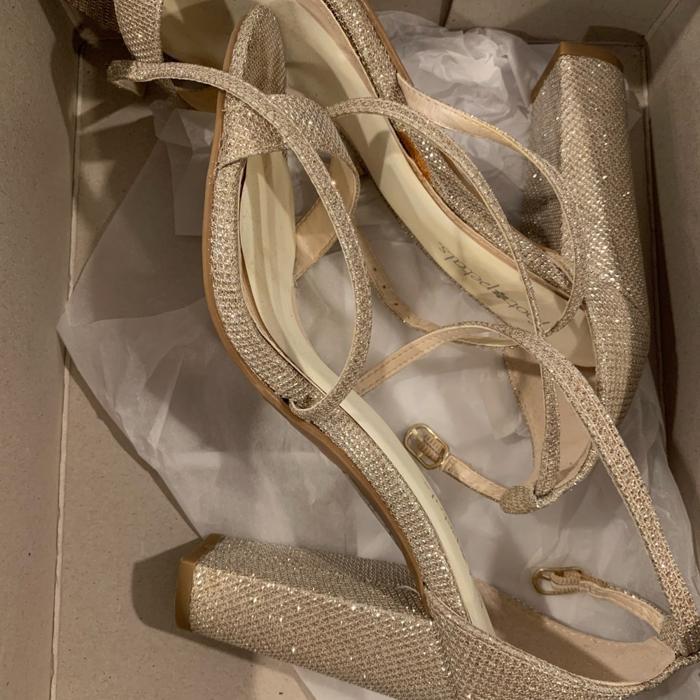 David’s Bridal HEELS WORN ONCE!